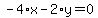 -4%2Ax-2%2Ay=0