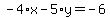 -4%2Ax-5%2Ay=-6