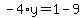 -4%2Ay=1-9