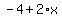 -4%2B2%2Ax