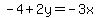 -4%2B2y=-3x+
