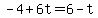 -4%2B6t=6-t