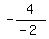 -4%2F%28-2%29