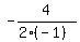 -4%2F%282%2A%28-1%29%29