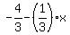 -4%2F3-%281%2F3%29%2Ax