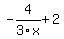 -4%2F3x%2B2