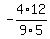 -4%2F9%2A+12%2F5