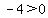 -4%3E+0