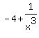 -4+%2B+1%2Fx%5E3