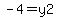 -4+=+y2