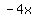 -4+x