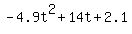 -4.9t%5E2%2B14t%2B2.1