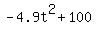 -4.9t%5E2+%2B+100