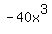 -40x%5E3