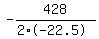 -428%2F%282%2A-22.5%29