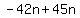 -42n%2B+45n