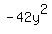 -42y%5E2