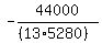 -44000%2F%28%2813%2A5280%29%29