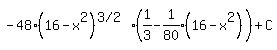 -48%2816-x%5E2%29%5E%28%223%2F2%22%29%281%2F3-expr%281%2F80%29%2816-x%5E2%29%29%2BC