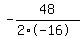 -48%2F%282%2A-16%29