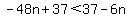 -48n%2B37%3C37-6n