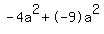 -4a%5E2%2B-9a%5E2