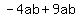 -4ab%2B9ab