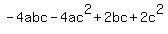 -4abc-4ac%5E2%2B2bc%2B2c%5E2