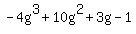 -4g%5E3%2B10g%5E2%2B3g-1