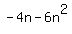 -4n-6n%5E2