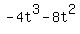 -4t%5E3-8t%5E2