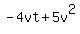 -4vt%2B5v%5E2