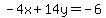 -4x%2B14y=-6