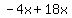 -4x%2B18x