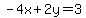 -4x%2B2y=3