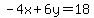 -4x%2B6y=18