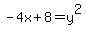 -4x%2B8=y%5E2