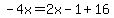 -4x=2x-1%2B16