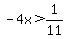 -4x%3E1%2F11