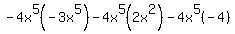 -4x%5E5%28-3x%5E5%29-4x%5E5%282x%5E2%29-4x%5E5%28-4%29