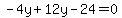 -4y%2B12y-24=0