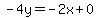 -4y=-2x%2B0