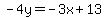 -4y=-3x%2B13