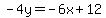 -4y=-6x%2B12