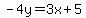 -4y=3x%2B5