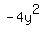 -4y%5E2