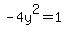 -4y%5E2=1