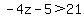 -4z-5%3E21
