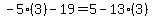 -5%283%29-19=5-13%283%29