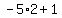 -5%2A2+%2B+1
